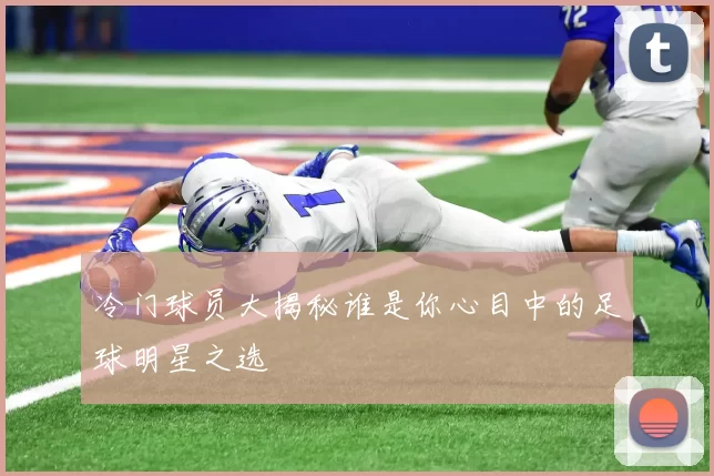 冷门球员大揭秘谁是你心目中的足球明星之选